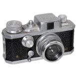 Kiku 16 Modell II, um 1956 Morita Trading Co., Japan. Format 14 x 14 mm auf Rollfilm, Meniskus-