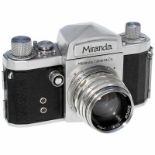 Miranda T mit Zunow 1,9/5 cm, 1955 Miranda Camera Co., Japan. Erstes Modell aus dem Hause Orion (