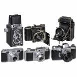 6 Cameras from Germany 1) Beier, Freital. Rifax 6 x 6 8 (rangefinder model), c. 1937, coupled