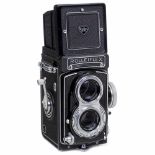 Rolleiflex T (Black), 1966 Franke & Heidecke, Braunschweig. No. T 2223872, third model, Tessar 3,5/