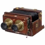 Stereo Field Camera by Watson & Sons, c. 1892 Watson & Sons, London. Plate size 3 ½ x 6 ¾ in.,