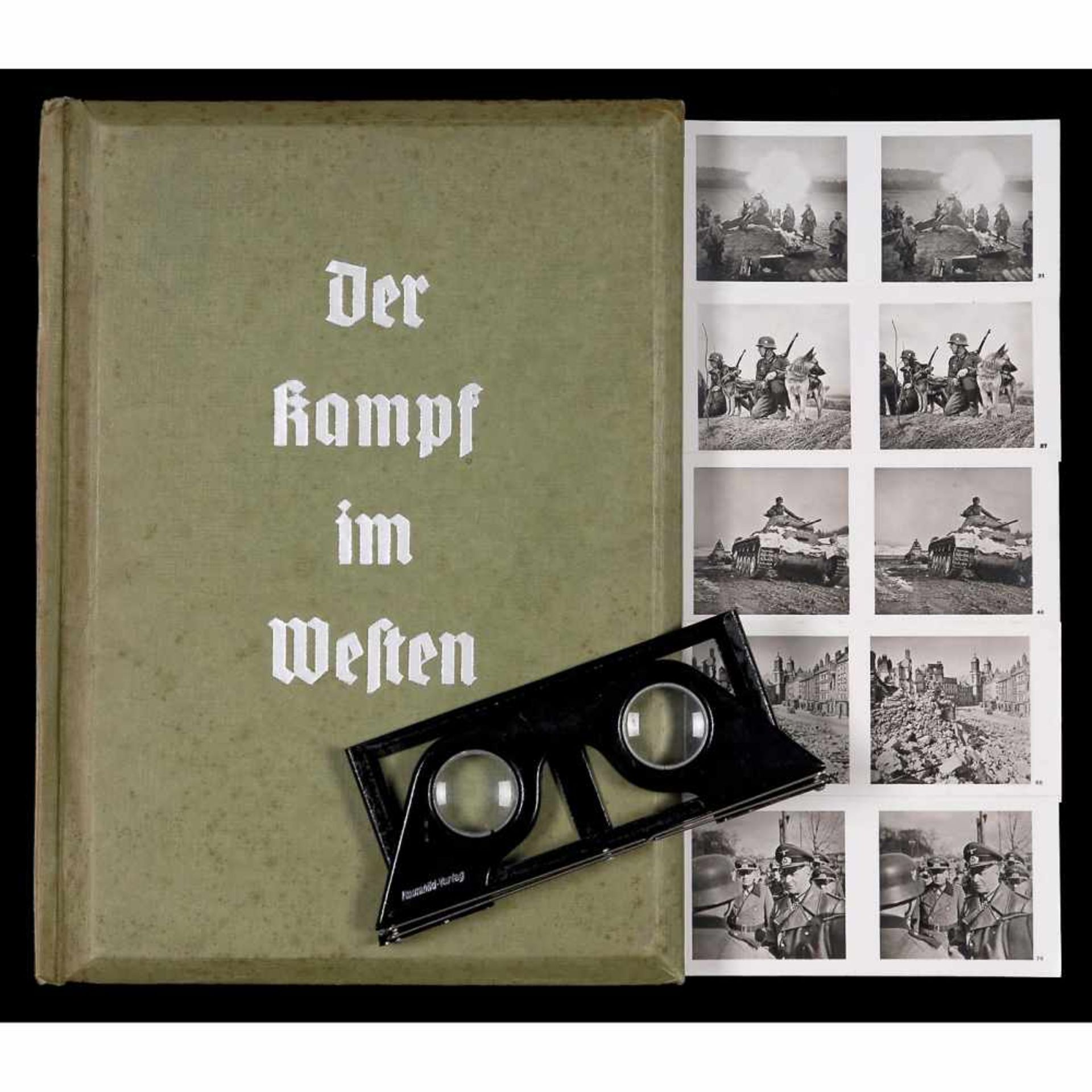 Raumbild Album "Der Kampf im Westen", 1940 Publisher: Raumbild-Verlag Otto  Schönstein, München. 7