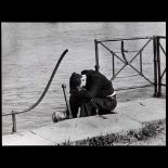 Peter Fischer: "Soldat am Rheinufer …" (Soldier on the Banks of the Rhine, Cologne), 1944 Gelatin