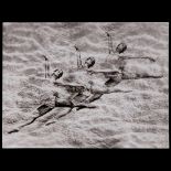 Peter Fischer: "Wasserballett" (Water Ballet), c. 1948-50 Gelatin image, Agfa-Portriga-Rapid,
