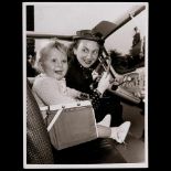 Peter Fischer: "Mother and Baby Go on Holiday" (Promotional Picture), 9. April 1945 Gelatin image,
