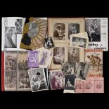 Lot of Nude Photographs, c. 1890-1920 Approx. 130 nude postcards and photographs, predominantly 9