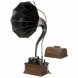 Edison "Fireside" Phonograph Model A, c. 1910No. 70517, 2- and 4-minute machine, 8-panel Edison
