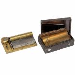 2 Musical Snuff Boxes for Restoration, 1830s 1)Early three-air movement by F. Lecoultre, No. 14,