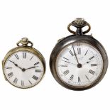 Musical Pocket Watch with Alarm, c. 1885Stamped "ALC, Déposé", with 2-inch (5 cm) enameled Roman