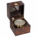 Early 2-Day Marine Chronometer by Charles Frods ham, c. 1864England, No. 2587, 4 in. silvered