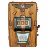 German "Beromat Glocke" Slot Machine, c. 1955Manufactured by Günter Wulff, Berlin. All mechanical,