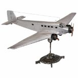 Model Aircraft Junkers Ju 52/3m, c. 1932 onwardsA rare 1930s period wood and composition travel