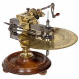 Horlogical Wheel-Cutting Engine, c. 1850Brass and steel, 10-in. diameter index plate, hand-