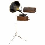 "Edison Triumph Model B" Phonograph, c. 1906For 2-minute cylinders, serial no. 68034, oak case