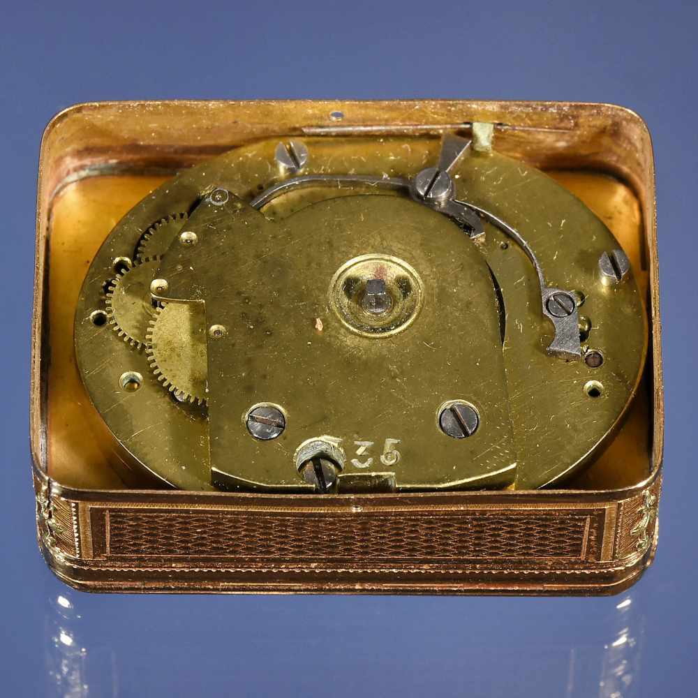 Fine 18-Carat Gold Musical Vinaigrette, c. 1815No. 735, with sur-plateau movement playing a single - Image 3 of 3