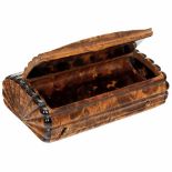 Early Laurencekirk Musical Snuff Box for Restoration, c. 1817With two-air movement, in reeded burr-