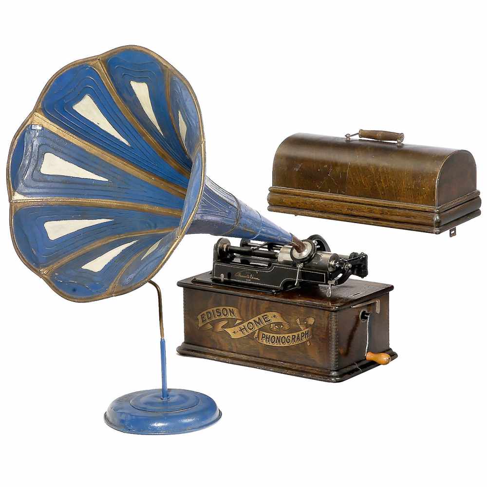 Edison Home Phonograph Model B, c. 1906For 2-minute cylinders, serial no. 296542, model C