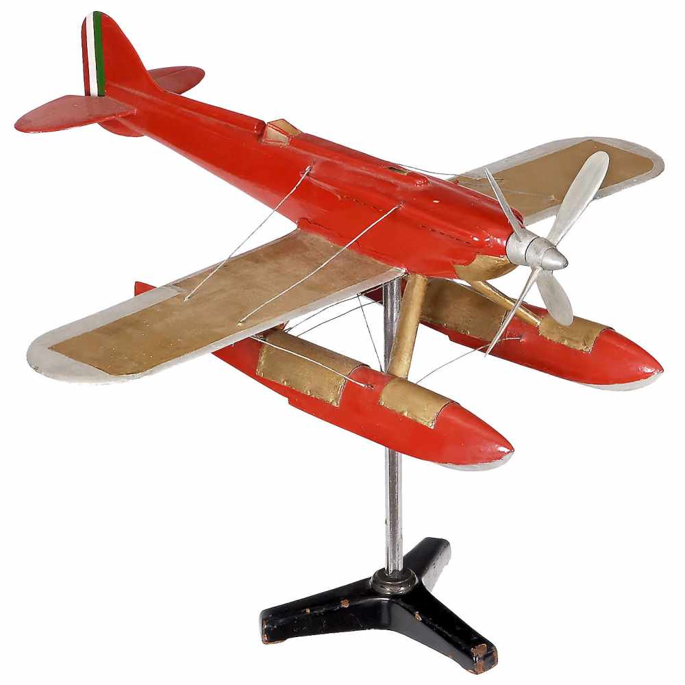 Macchi MC72 Model AircraftAn all-wood model of this famous Schneider Trophy floatplane,