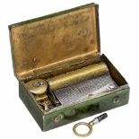 Tinplate Souvenir Musical Box of Bonn, c. 1865No. 500001, playing two airs, with single-piece