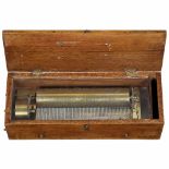 Key-Wind Musical Box, c. 1835No. 6575, playing four airs, with 112 teeth in comb (extreme treble