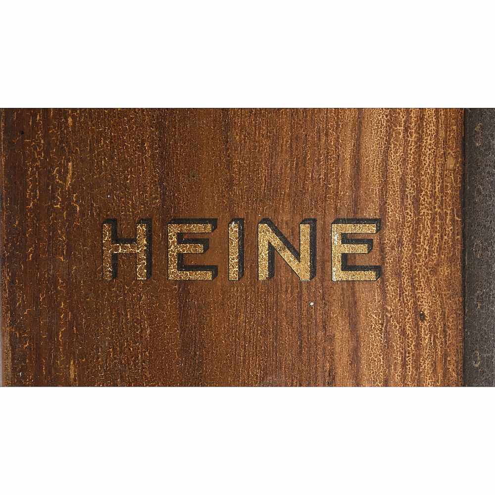 Heine Two-Bladed Wooden Propeller, c. 1925By Heine Propellerwerk Berlin. Length 135 in.! Metal-edged - Image 2 of 3