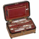 Rare Musical Writing Necessaire by Chapuis-Zoller, c. 1815With fitted gilt-tooled leather