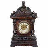 Junghans Musical Alarm Clock, c. 1910Schramberg, Black Forest. 2-air musical movement, alarm time