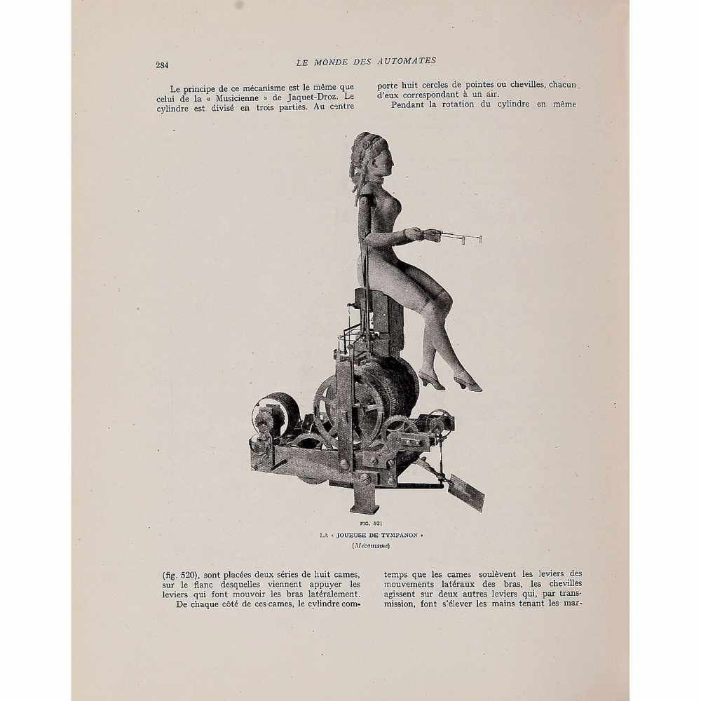 "Le Monde des Automates", 1928Alfred Chapuis and Edouard Gélis, Paris MCMXXVIII, No. 268 of an - Bild 7 aus 7