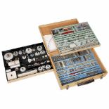 Swiss Precision Construction Kit "The Automat", c. 1960Wood case with 3 detachable trays, consisting