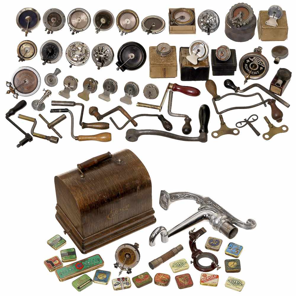 Phonograph and Gramophone Spare Parts1) Edison reproducers: Models B, C, K, 3 x H, N and 2 x