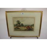 Henry John Kinnaird A Summer Cornfield Watercolour Inscribed, lower left, signed, lower right 18 x