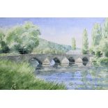 Tim Williams, 20th centuryA group of four watercolour views of Bath and landscapes (4) Signed Each