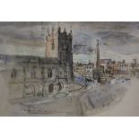 John Stanton Ward, RA (1917-2007)Richmond, early morningPen and watercolourSigned and dated