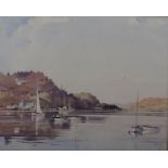 Albert Gordon Thomas (Scottish 1893-1965) Early morning, Oban Watercolour Signed, lower right;