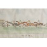 After Henry Thomas Alken (1765-1851)Set of four horse-racing etchings and aquatints (4)