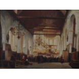 Continental School, early 20th centuryChurch Interior Oil on panel29 x 39 cm