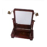 George IV mahogany dressing table mirror 59cms