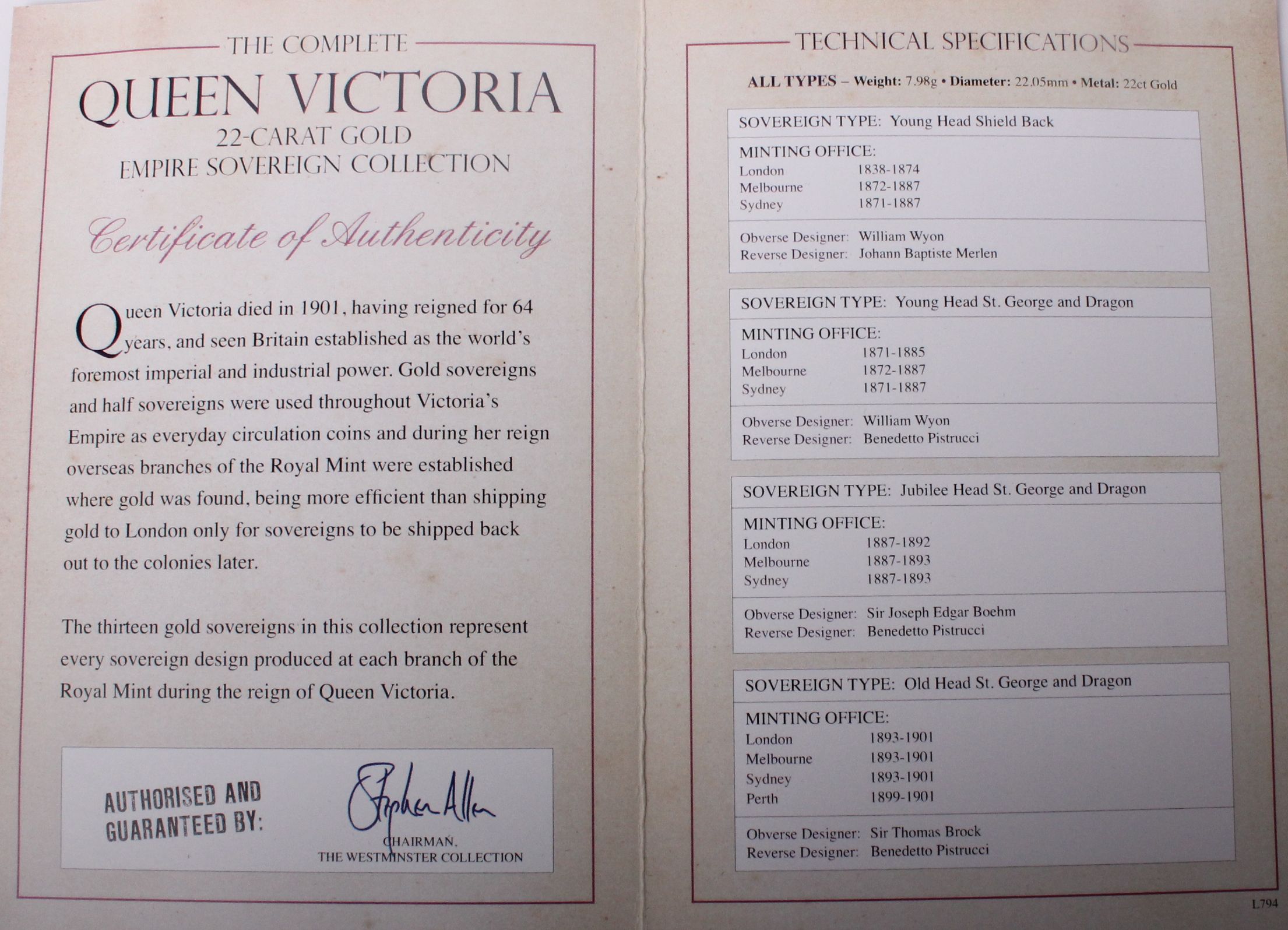 Westminster Queen Victoria Empire sovereign collection - 13 sovereigns; 1871, 1872, 1874, 1878, - Image 6 of 6