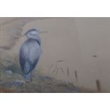 Philip Rickman (1891-1982)A Heron FishingWatercolourSigned lower middle24 x 34cm