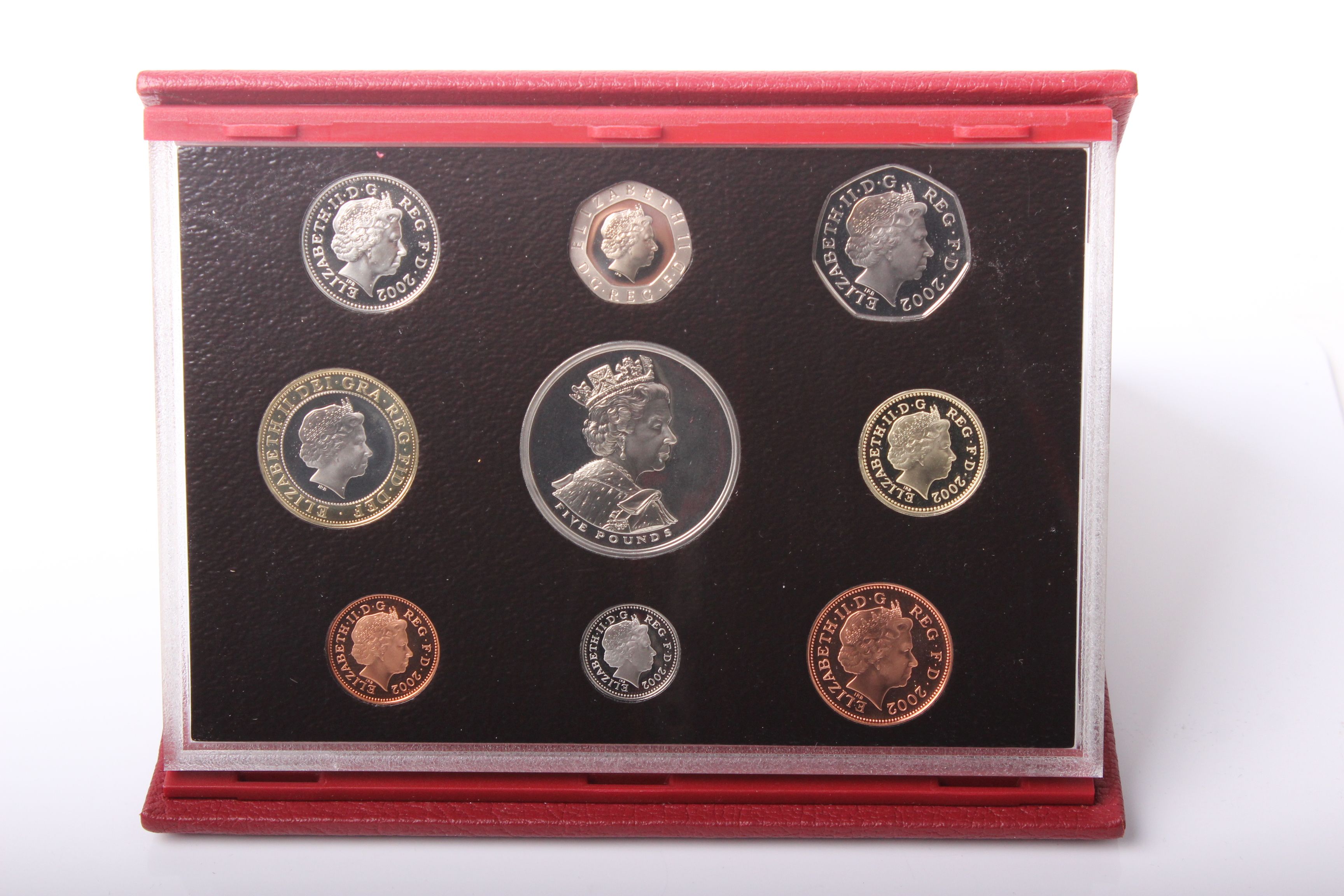 Royal Mint Diamond Jubilee silver proof set of 7 coins (£5 to 1p) and 2002 Golden Jubilee coinage - Image 2 of 4