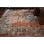 A large Chinese carpet 310 x 430cm