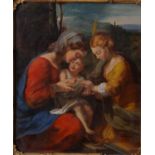 19th Century, Italian SchoolMadonna and ChildOil on canvas27 x22cm