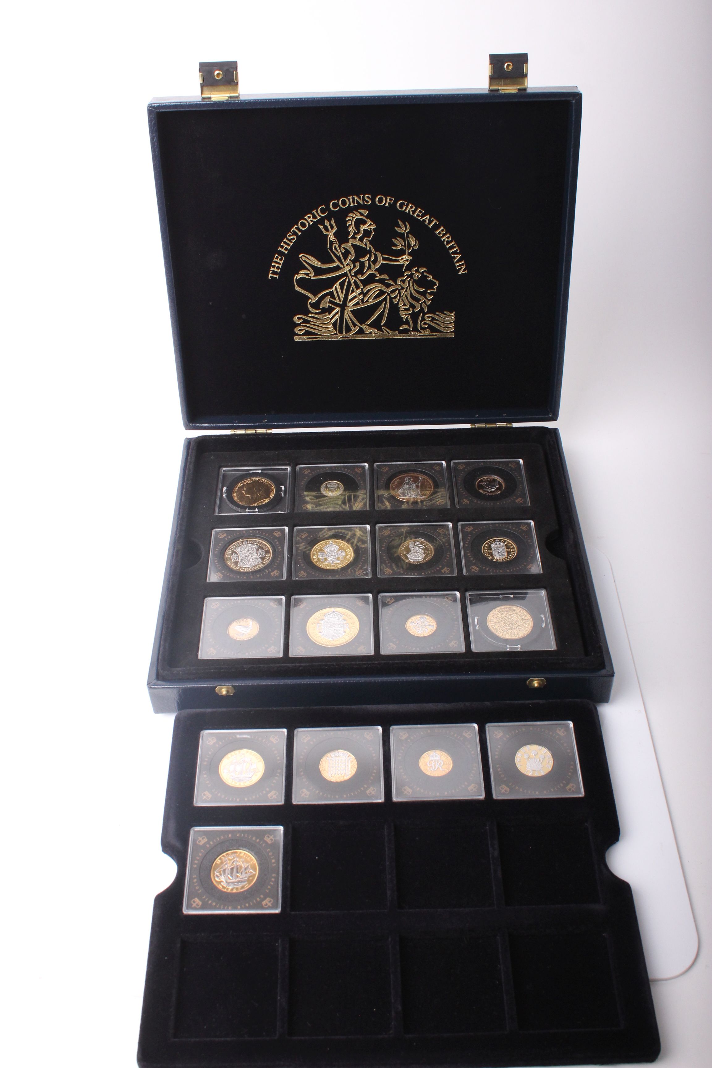 Westminster 'The Historic Coins of Great Britain', seventeen encapsulated coins all with - Image 3 of 3