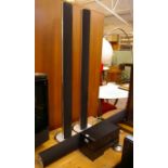 A pair of Bang & Olufsen Beo Lab 6000 floor standing speakers rype 6822 and Beo Lab 3500 wall