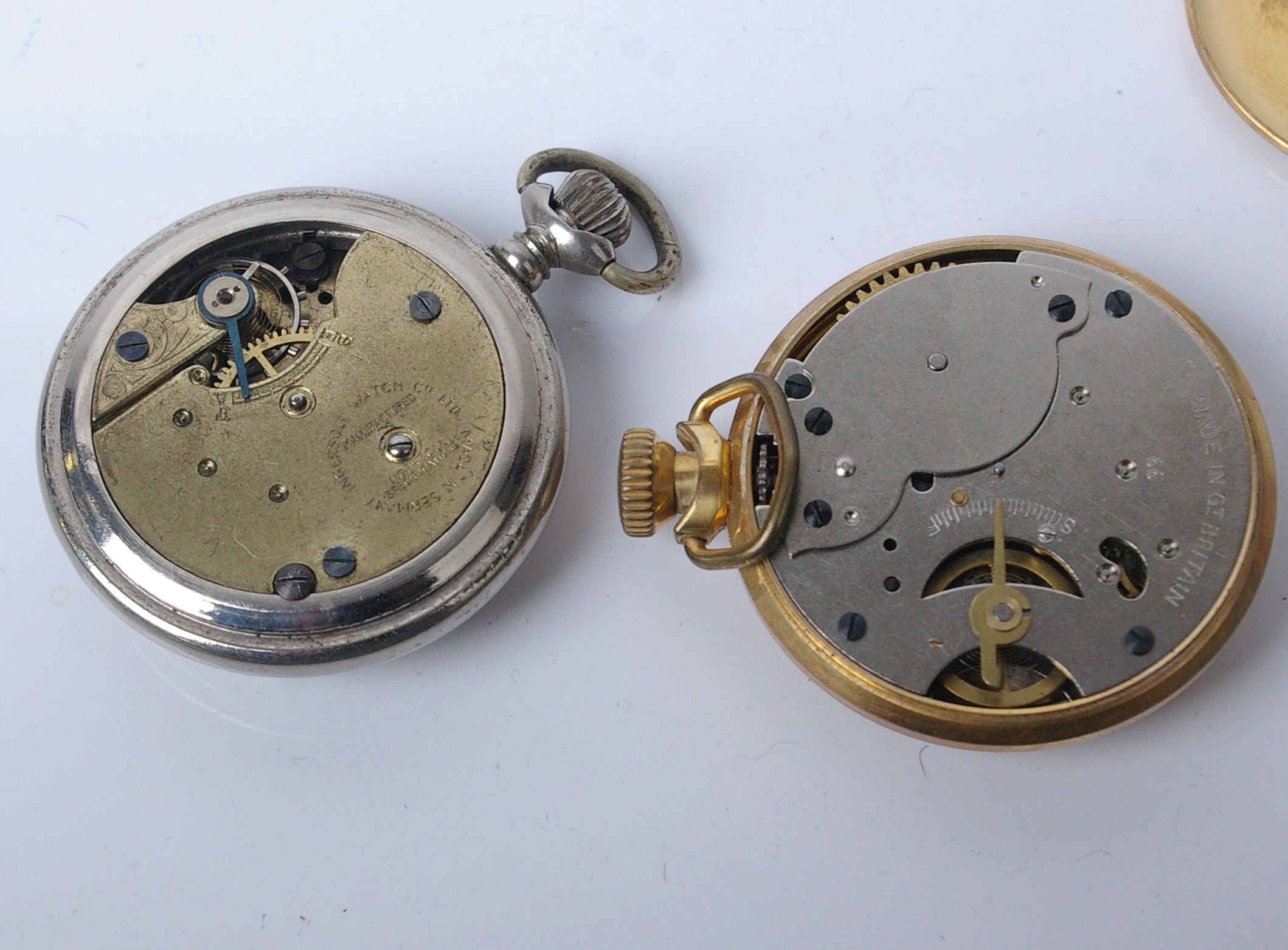 Six various open face keyless pocket watches - Image 3 of 3