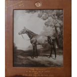 'The Tetrarch'A pair of equestrian presentation prints, 'He ran seven times and was never beaten'