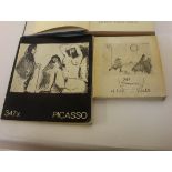 A selection of books, to include, Picasso 347 Engravings 16/03/68 - 05/10/68, Inside the