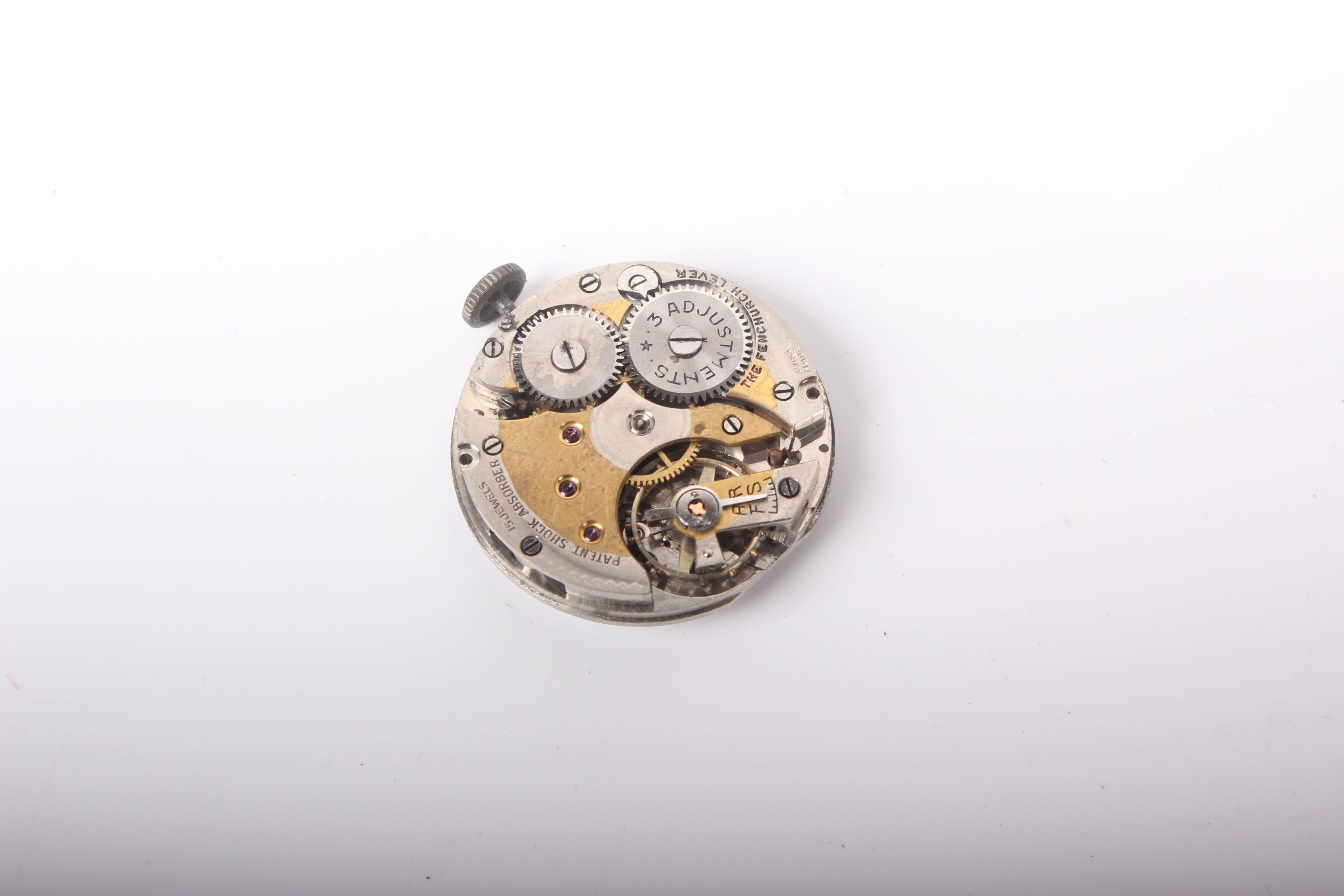 A lady's gold Tonneau shaped 'The Fenchurch Lever' wrist watch, stamped '9ct' - Image 3 of 3