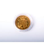 Westminster 1825 gold sovereign, weight 7.98 grams. Boxed with certificate of authenticity