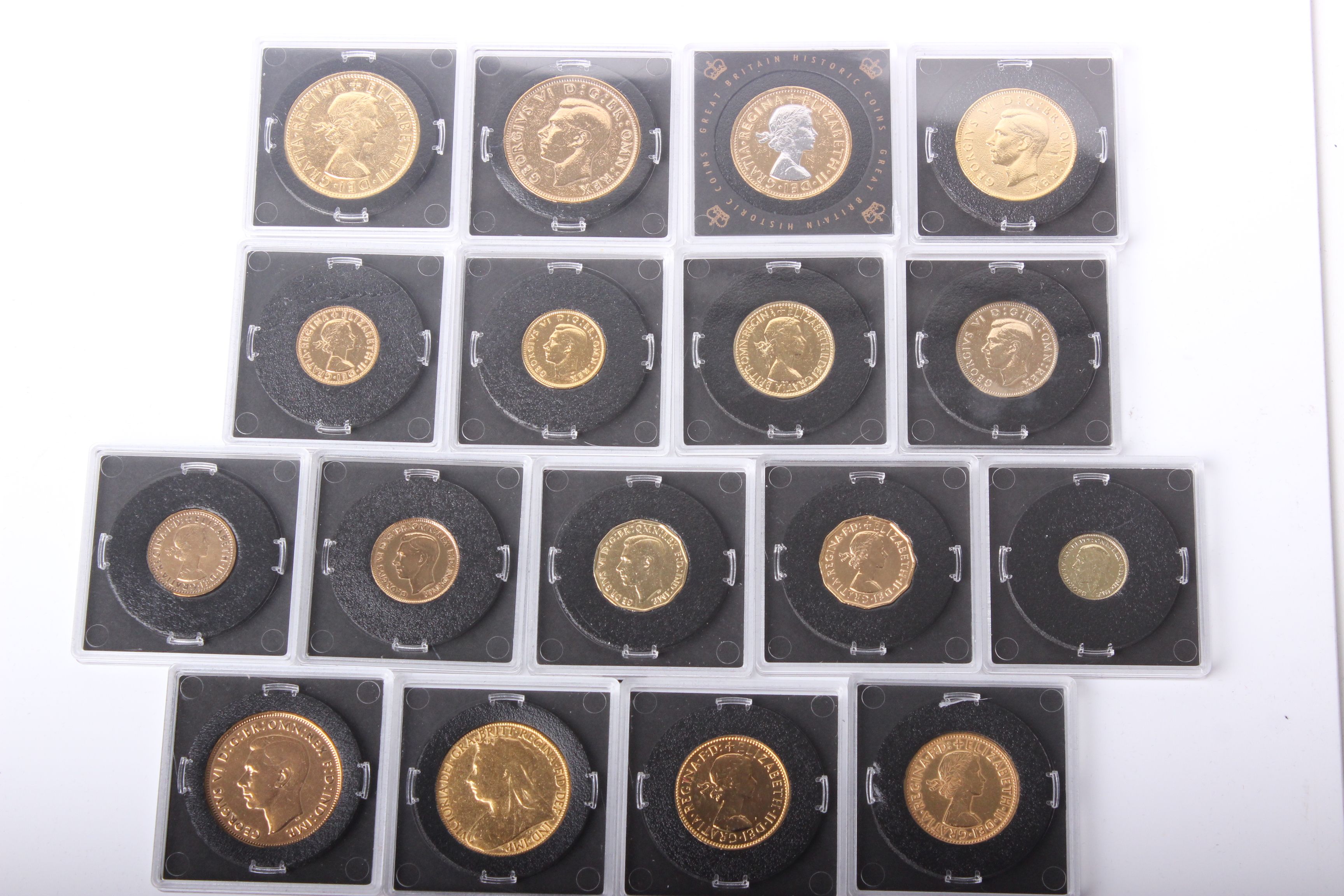 Westminster 'The Historic Coins of Great Britain', seventeen encapsulated coins all with - Image 2 of 3